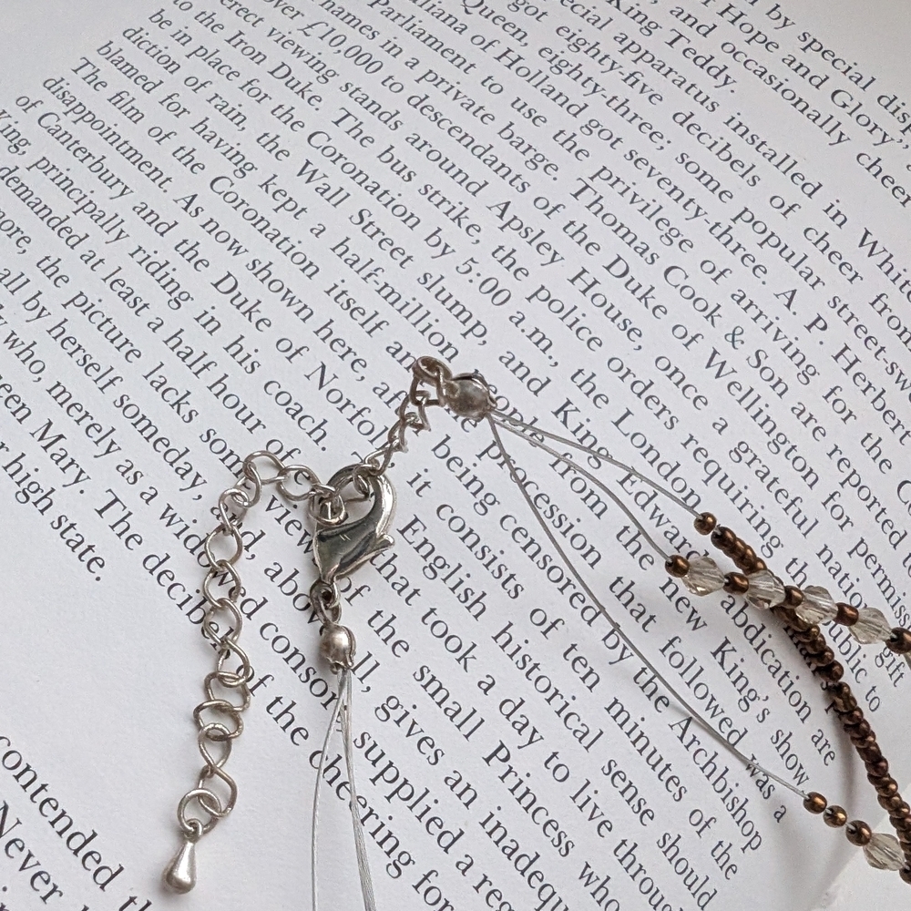 Vintage Multi-Layered Beaded Necklace - Picture 9 of 9